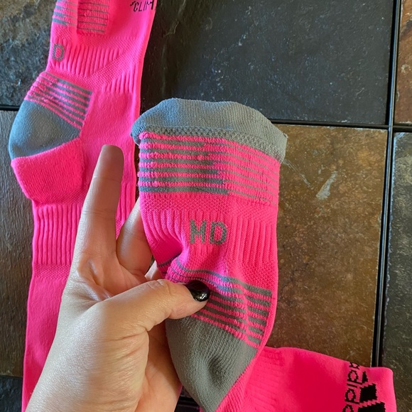 Hot pink Adidas Soccer socks - Picture 2 of 3